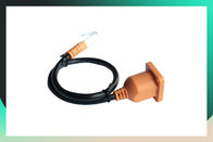 Pure Copper RJ45 Patch Cable Extension Line With Ear Fixed With Screw Hole Male