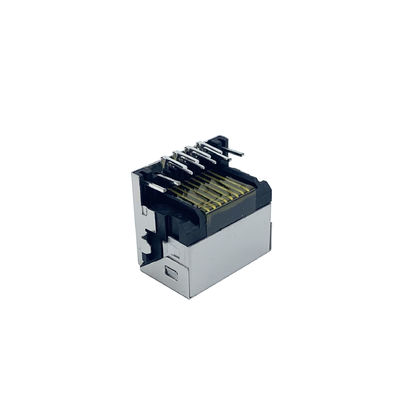 Through-hole Mount RJ45 Modular Plug Network Connector Designed for THT Assembly Ensuring Stable Data Communication